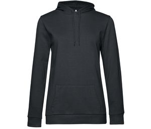 B&C BCW04W - Hoodie # woman Asfalto