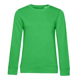 B&C BCW32B - Women's Organic Round Neck Sweatshirt Verde maçã