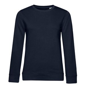 B&C BCW32B - Women's Organic Round Neck Sweatshirt Navy Blue