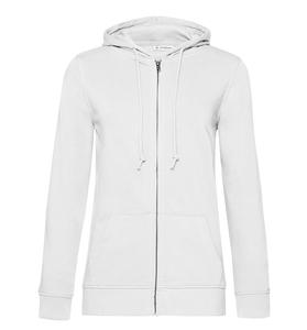 B&C BCW36B - Hoodie orgânico feminino White