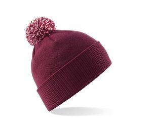 Beechfield BF450 - Snowstar Duo Beanie Burgundy / Off White