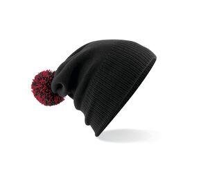 Beechfield BF450 - Snowstar Duo Beanie Black / Classic Red