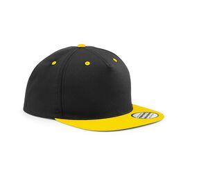 Beechfield BF610C - Cap de 5 lados com viseira contrastante
 Black / Yellow