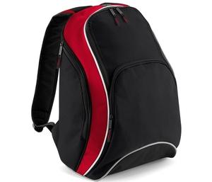 BAG BASE BG571 - Teamwear backpack Black / Classic Red / White
