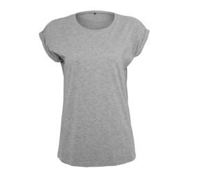 Build Your Brand BY021 - Camiseta básica gola redonda Cinzento matizado