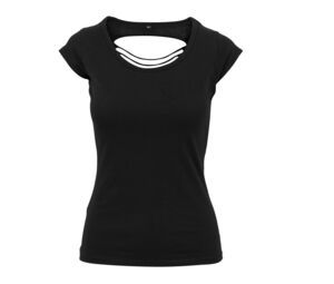 Build Your Brand BY035 - Camiseta costas abertas Black