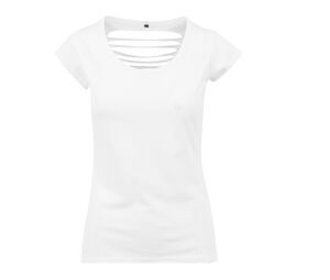 Build Your Brand BY035 - Camiseta costas abertas White