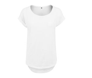 Build Your Brand BY036 - Camiseta corpo extendido White