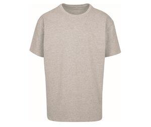 Build Your Brand BY102 - Camiseta básica homem larga Grey