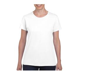 Gildan GN182 - Camisa Mulher Gilda 
 pescoço redondo 180 White