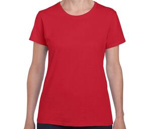 Gildan GN182 - Camisa Mulher Gilda 
 pescoço redondo 180 Vermelho