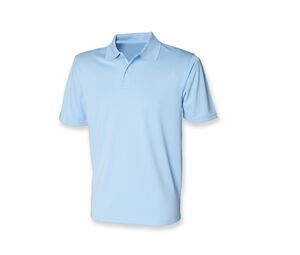 Henbury HY475 - Coolplus® Polo Para Homem Azul claro