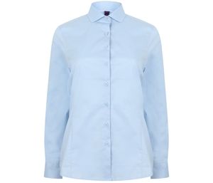Henbury HY533 - Camisa social mulher Azul claro