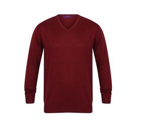 Henbury HY720 - Suéter decote em V para homens