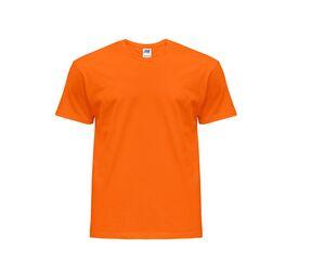 JHK JK155 - Camiseta masculina gola média alta Laranja