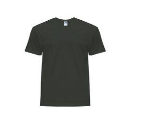 JHK JK155 - Camiseta masculina gola média alta Grafite