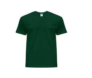 JHK JK155 - Camiseta masculina gola média alta Verde garrafa