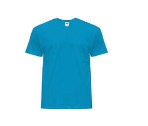JHK JK155 - Camiseta masculina gola média alta Aqua