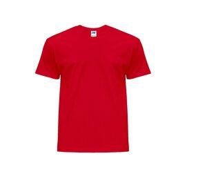 JHK JK170 - Camiseta pescoço médio masculina 170 Vermelho