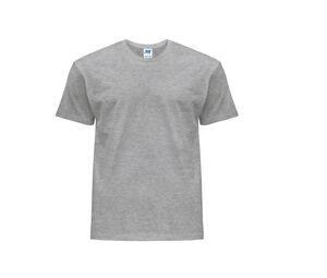 JHK JK170 - Camiseta pescoço médio masculina 170 Cinzento matizado