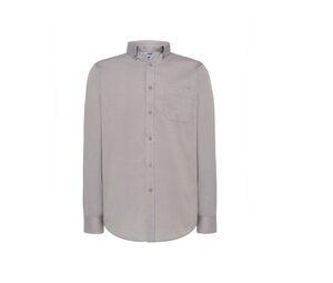 JHK JK600 - Camisa social homem Oxford Prata