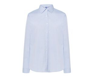 JHK JK601 - Camisa social mulher Oxford Azul céu