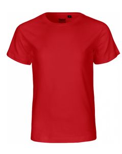 Neutral O30001 - Camiseta infantil básica eco-friendly Vermelho