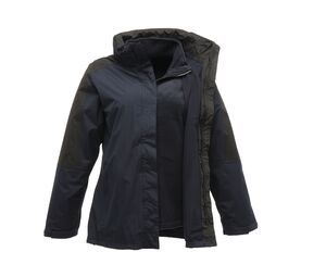 Regatta RGA132 - Parka 3 em 1 feminino Navy / Black