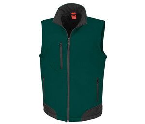 Result RS123 - Colete De Aquecimento - Gilet Soft-Shell Bottle/ Black