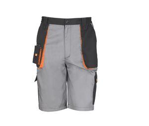 RESULT RS319 - Short de travail Lite Grey/Black/Orange