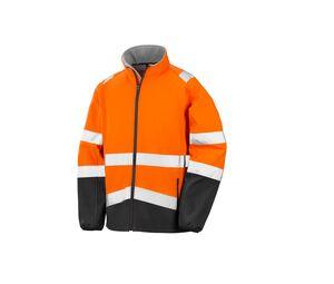 RESULT RS450 - Veste Softshell de travail haute visibilité Fluorescent Orange/ Black