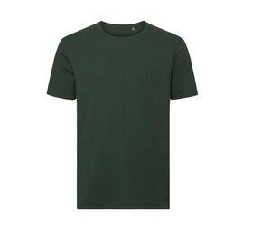 Russell RU108M - Camiseta orgânica masculina Verde garrafa