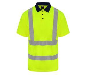 PRO RTX RX710 - Camisa pólo de alta visibilidade Hv Yellow / Navy