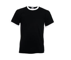 Fruit of the Loom SC245 - Camiseta masculina 100% algodão Black