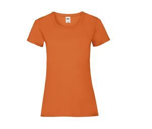 Fruit of the Loom SC600 - T-Shirt Lady-Fit Valueweight Laranja