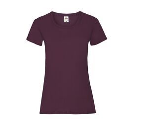 Fruit of the Loom SC600 - T-Shirt Lady-Fit Valueweight Burgundy