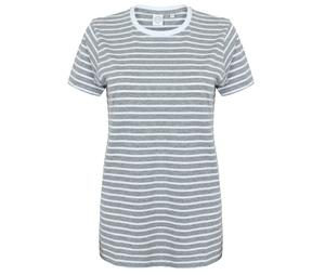 SF Men SF202 - T-shirt 100% algodão unissex Heather Grey / White