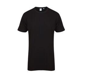 SF Men SF258 - Camiseta básica corpo longo Black