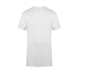 SF Men SF258 - Camiseta básica corpo longo White