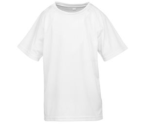 Spiro SP287J - T-shirt respirável AIRCOOL para crianças White
