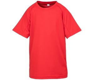 Spiro SP287J - T-shirt respirável AIRCOOL para crianças Vermelho