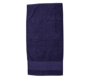 Towel city TC034 - Toalha com sarrafo Azul marinho