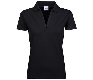 Tee Jays TJ1409 - Polo de luxo, pescoço em V - mulher Black