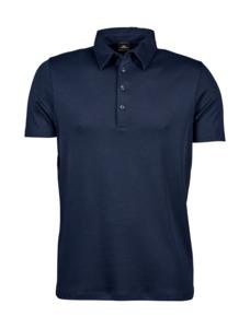 Tee Jays TJ1440 - Polo de algodão pima para homem Azul marinho