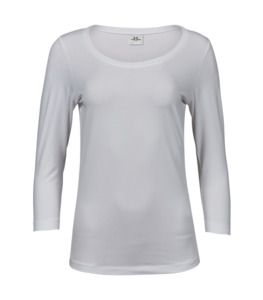 Tee Jays TJ460 - Tshirt de manga semi comprida de mulher White