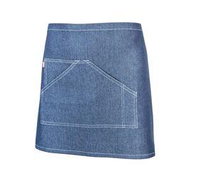 VELILLA V4206 - Avental jeans curto Denim