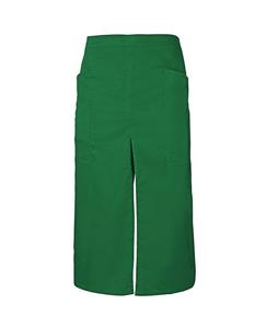 VELILLA V4209 - Avental longo com bolsos Verde