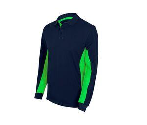 VELILLA V5514 - Polo bicor Navy/Lime