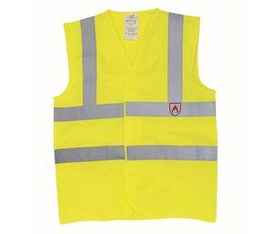 Yoko YK100R - Casaco de segurança ignífugo Hi Vis Yellow