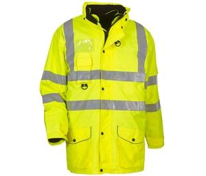 Yoko YK711 - Parka 7 em 1 de alta visibilidade Hi Vis Yellow